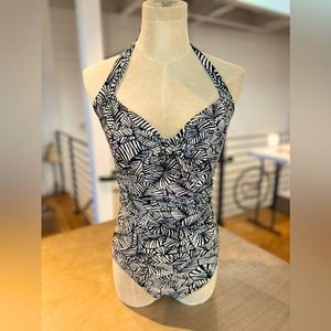 Seafolly Palm Print one piece swimsuit Australian size 12 (US 6-8 or M)